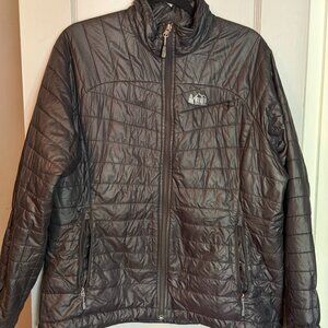 Women's XL REI black lightweight puffer coat